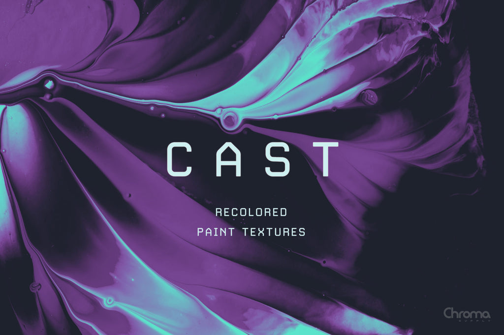 Cast: Recolored Paint Textures-Chroma Supply