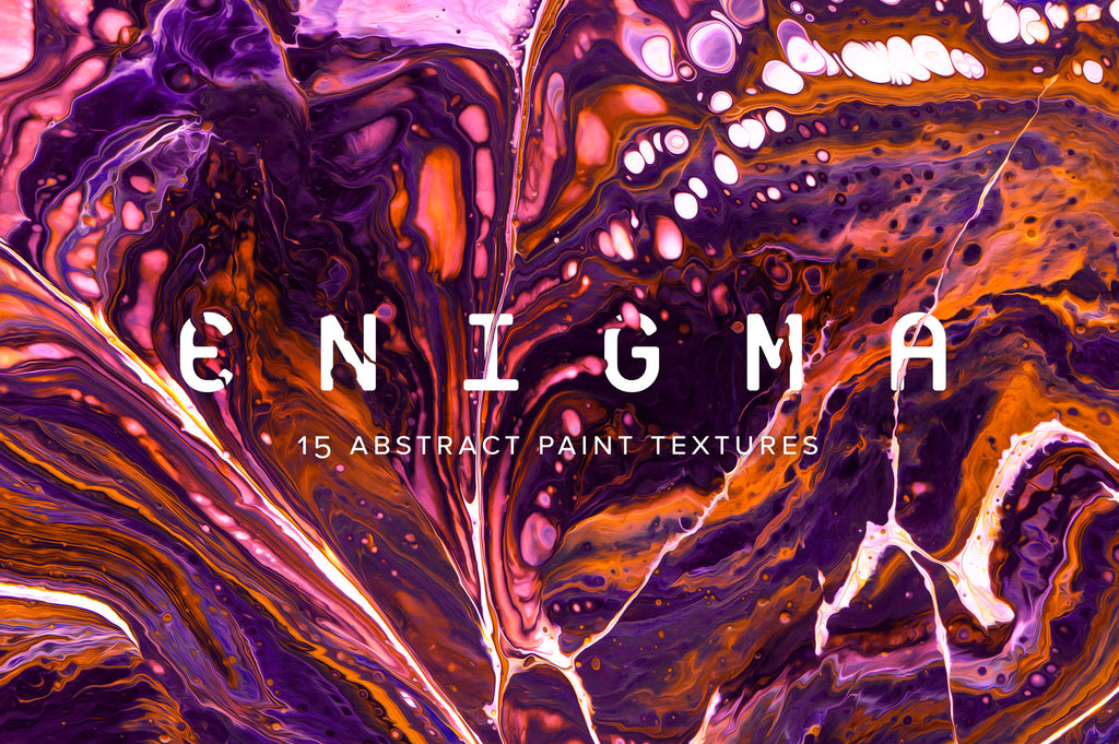 Enigma: 15 Abstract Paint Textures-Chroma Supply