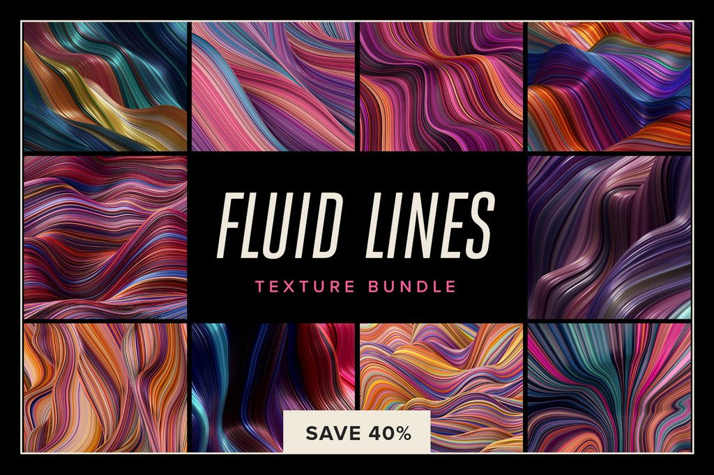 Fluid Lines Texture Bundle-Chroma Supply