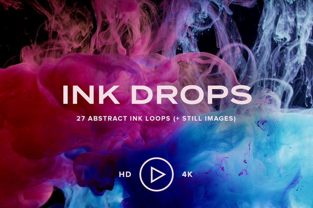 Ink Drops: 27 Abstract Ink Loops-Chroma Supply