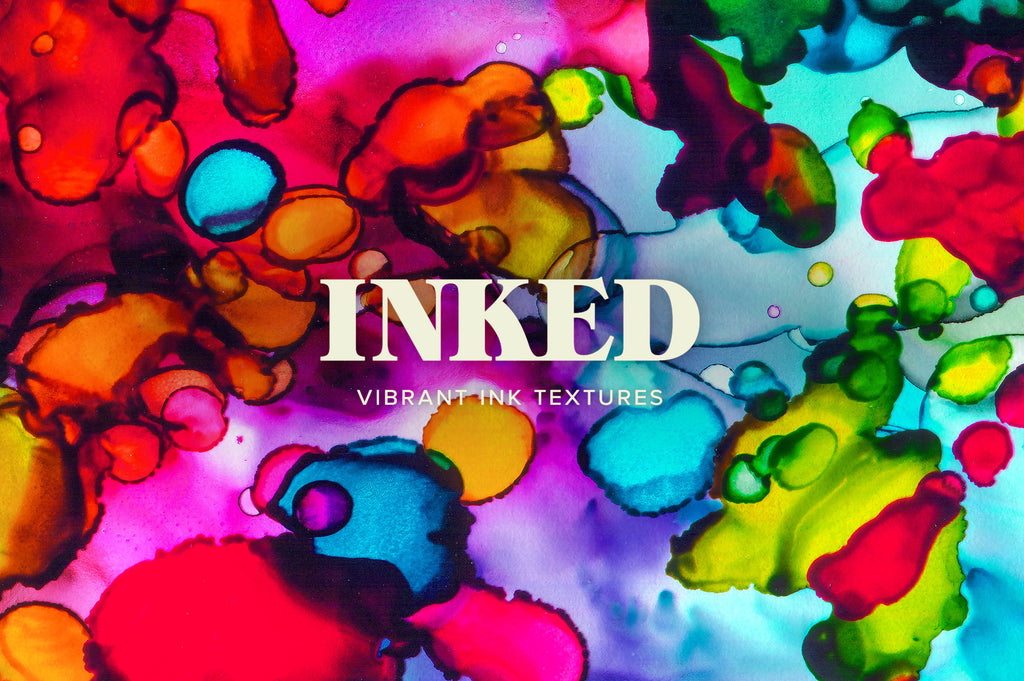 Inked: Abstract Ink Textures-Chroma Supply