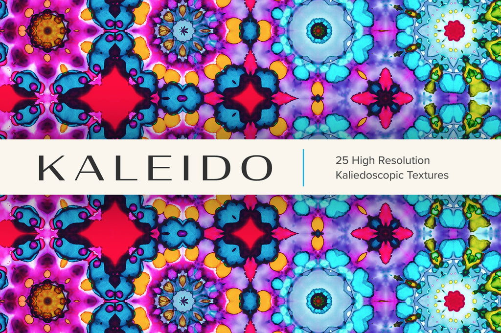 Kaleido: 25 High Resolution Kaleidoscopic Textures-Chroma Supply