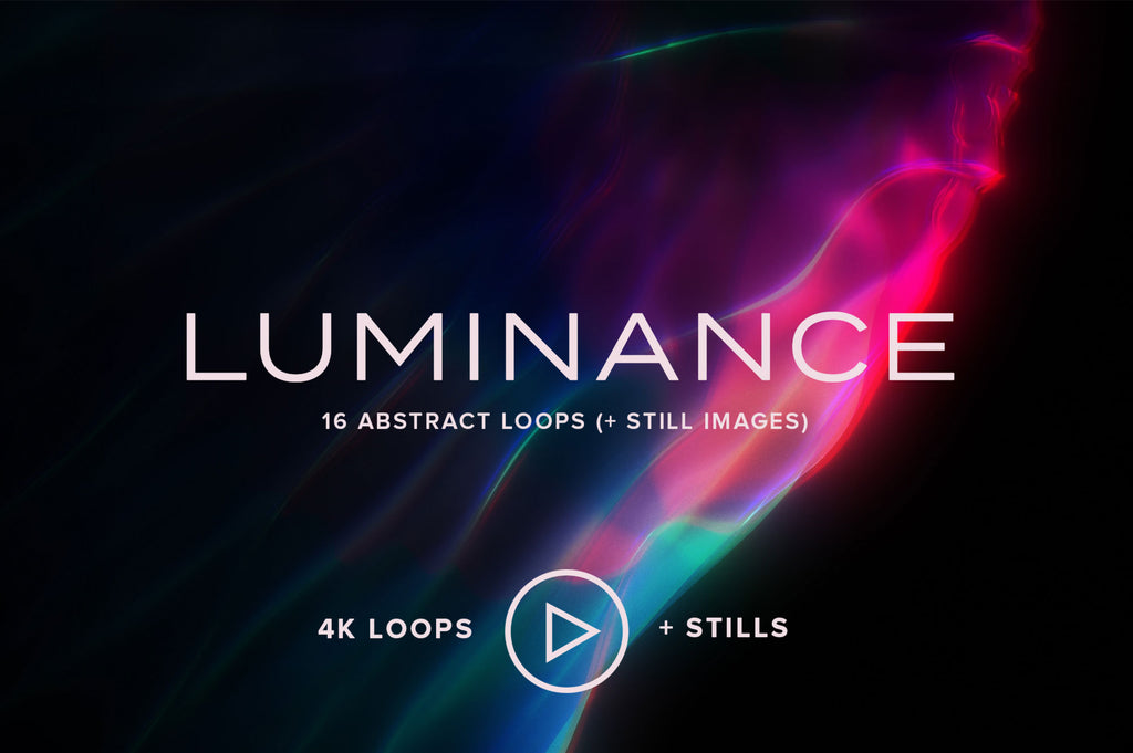 Luminance: 16 Abstract Video Loops + Stills-Chroma Supply