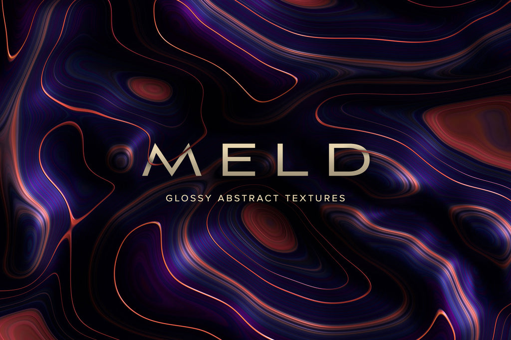 Meld: Glossy Abstract 3D Textures-Chroma Supply