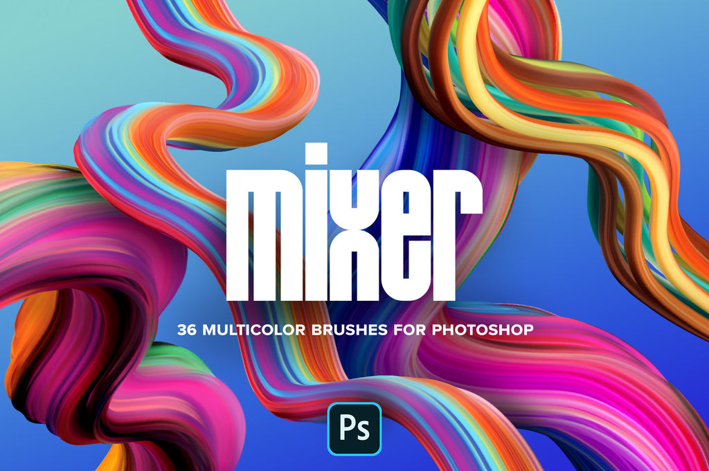 Mixer: Multicolor Brushes (Photoshop)-Chroma Supply