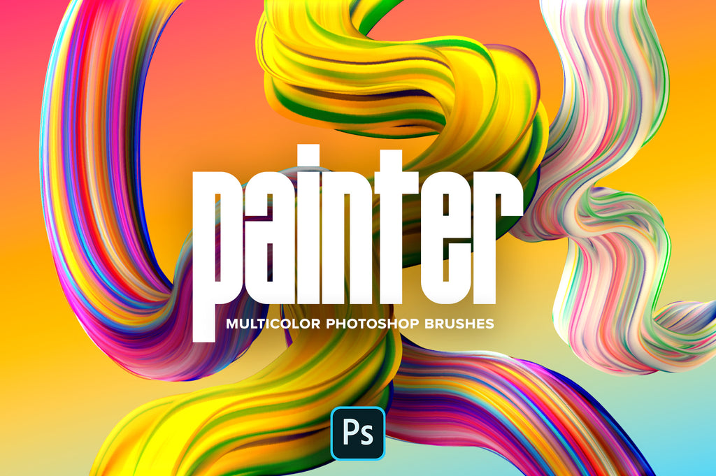 Painter: Multicolor Brushes (Photoshop)-Chroma Supply