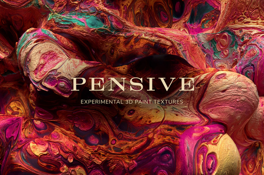 Pensive: Experimental 3D Paint Textures-Chroma Supply
