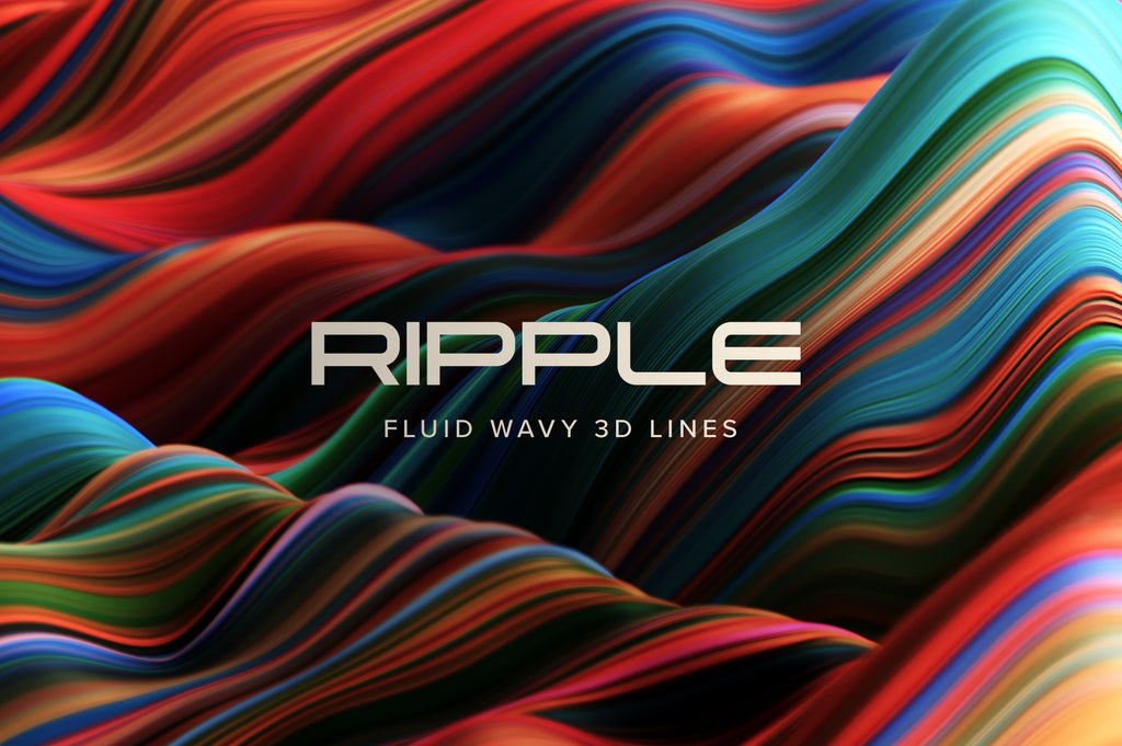Ripple: Fluid Wavy 3D Lines-Chroma Supply