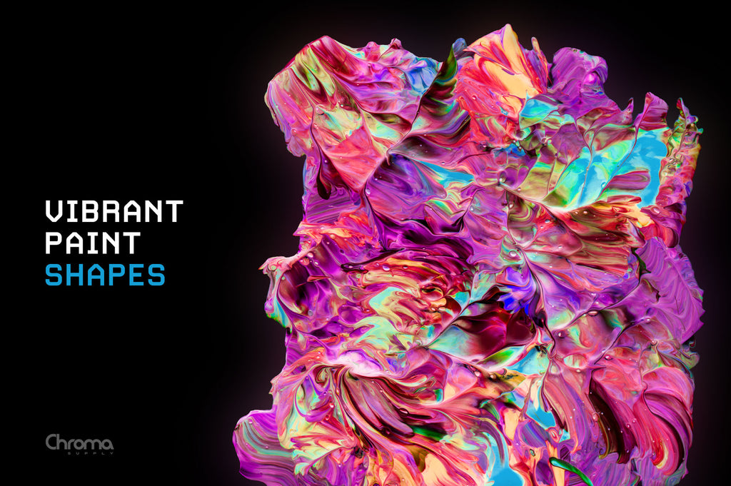 Vibrant Paint Shapes-Chroma Supply