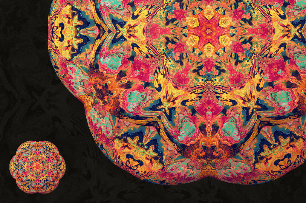Symmetry: 15 Abstract Mandala Shapes-Chroma Supply