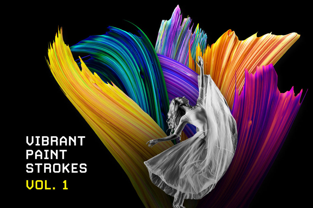 Vibrant Paint Strokes Bundle-Chroma Supply