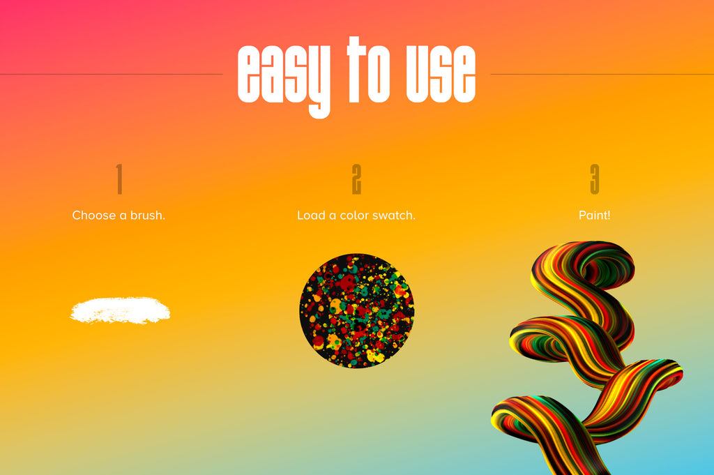 Painter: Multicolor Brushes (Photoshop)-Chroma Supply