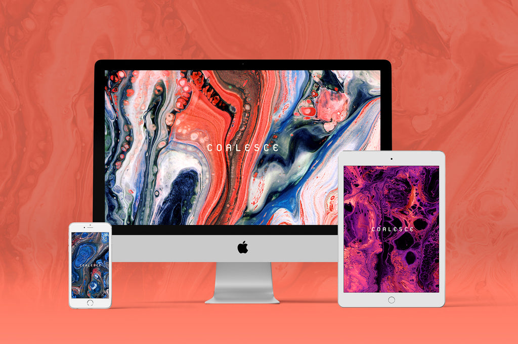 Coalesce: 12 Abstract Paint Textures-Chroma Supply