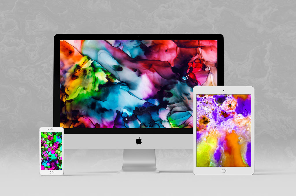 Inked: Abstract Ink Textures-Chroma Supply