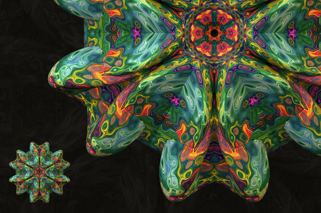 Symmetry: 15 Abstract Mandala Shapes-Chroma Supply