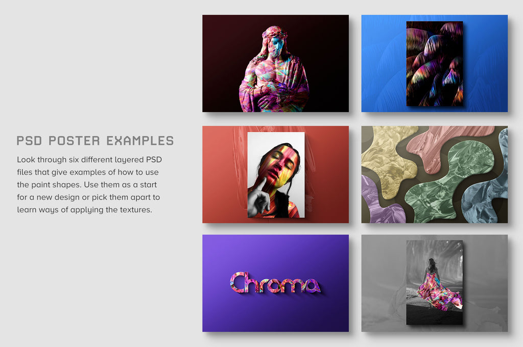 Vibrant Paint Shapes-Chroma Supply