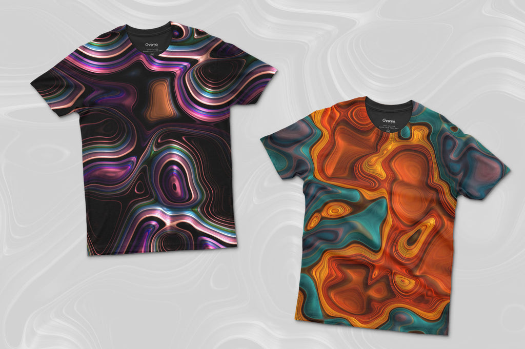 Meld: Glossy Abstract 3D Textures-Chroma Supply