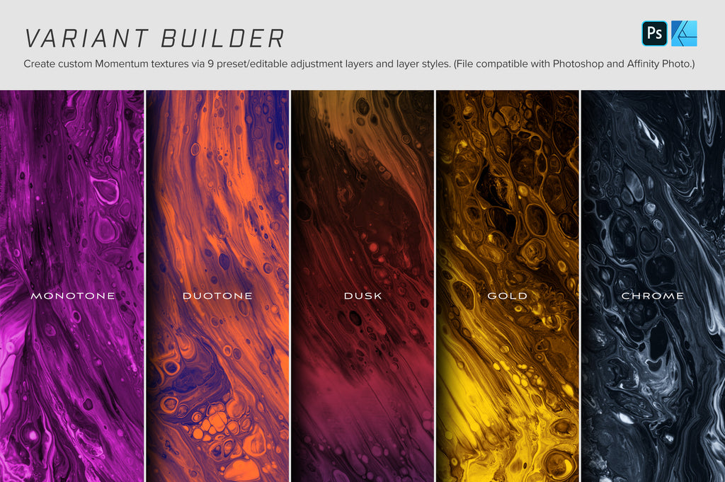 Momentum: 8K Experimental Fluid Art Textures-Chroma Supply