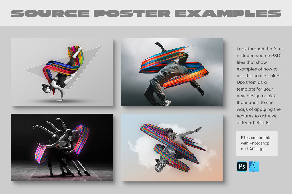 Camber: Energetic 3D Paint Strokes-Chroma Supply
