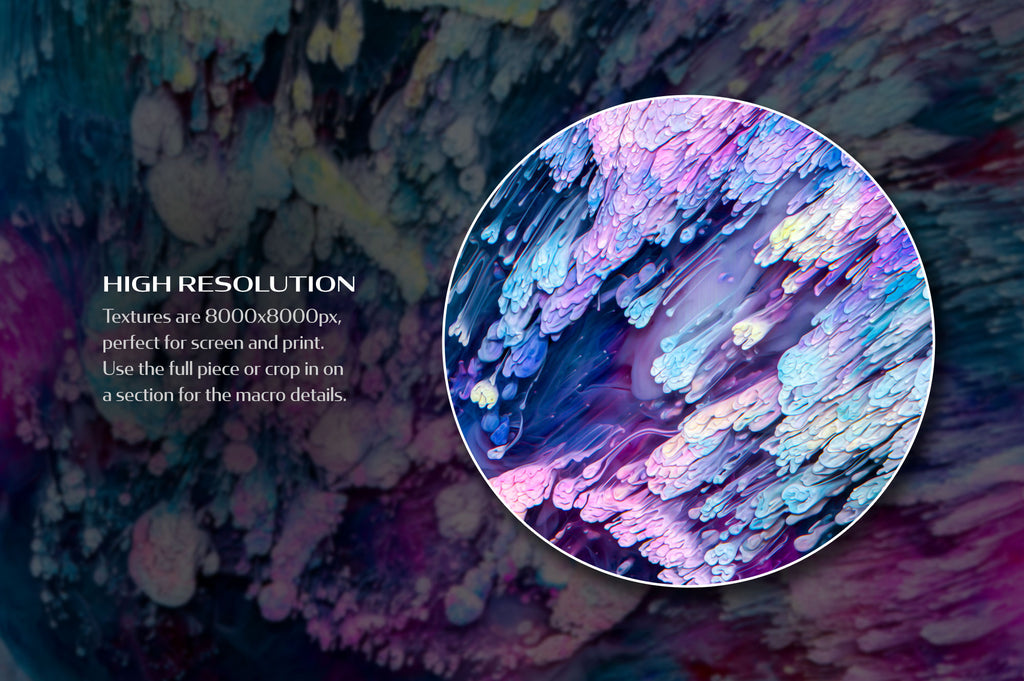 Cascade: Experimental Ink and Resin Textures-Chroma Supply