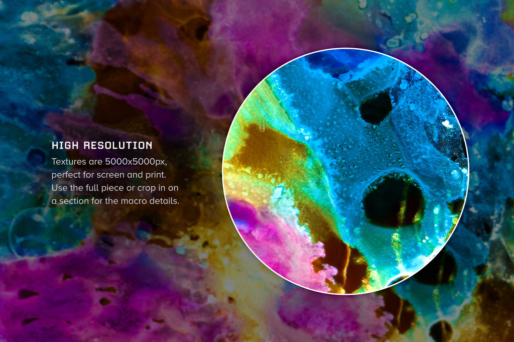 Inked: Abstract Ink Textures-Chroma Supply