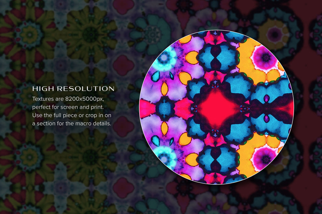 Kaleido: 25 High Resolution Kaleidoscopic Textures-Chroma Supply