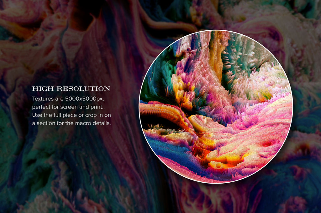 Pensive: Experimental 3D Paint Textures-Chroma Supply