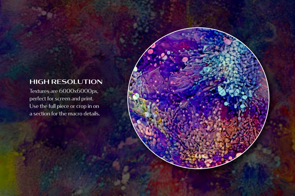 Submerge: Experimental Ink and Resin Textures-Chroma Supply