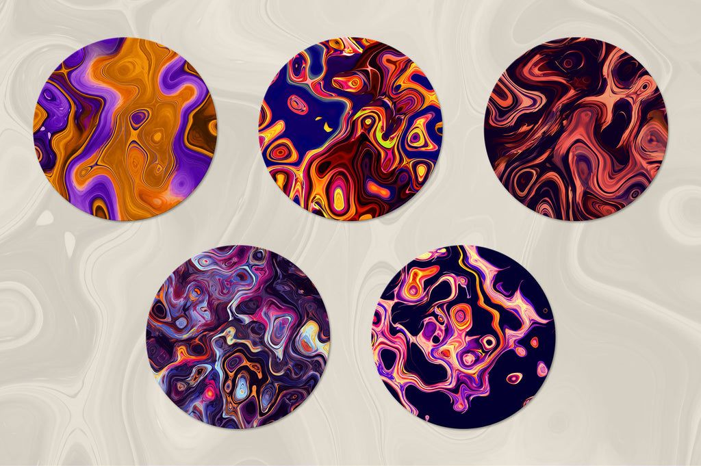 Swirled: 15 Abstract Marbled Textures-Chroma Supply