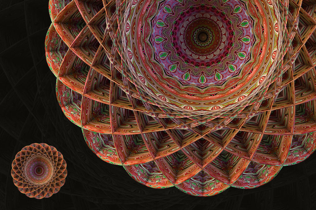 Symmetry: 15 Abstract Mandala Shapes-Chroma Supply