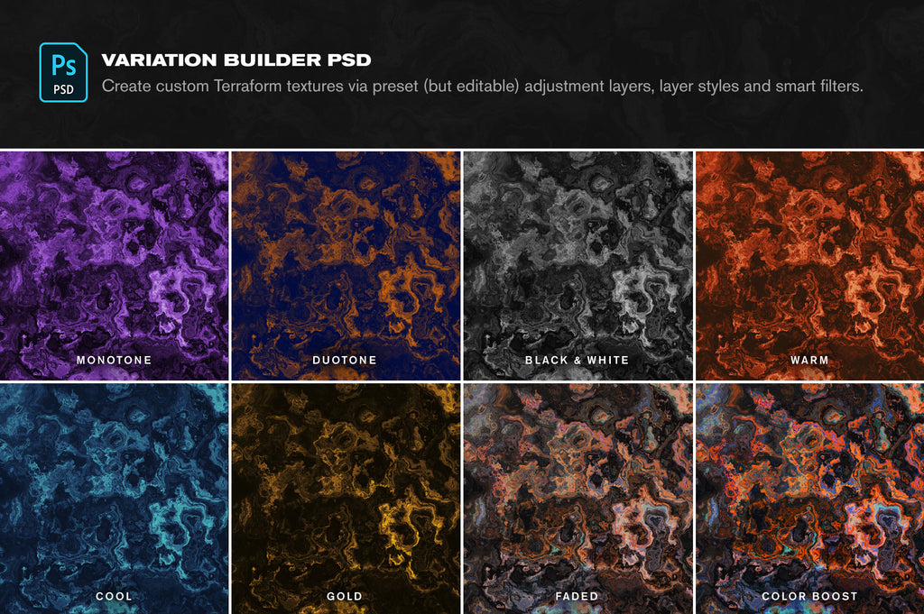 Terraform: 15 Otherworldly Textures-Chroma Supply