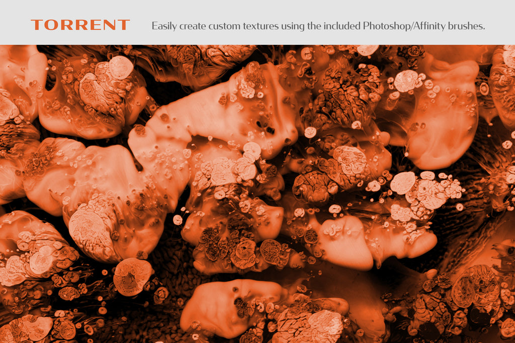 Torrent: Experimental Ink and Resin Textures-Chroma Supply