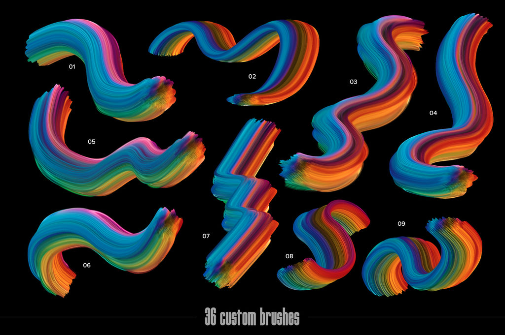 Mixer: Multicolor Brushes (Affinity)-Chroma Supply