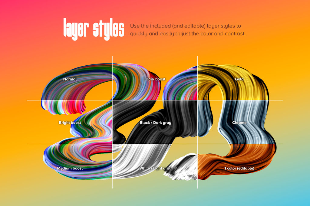 Painter: Multicolor Brushes (Photoshop)-Chroma Supply