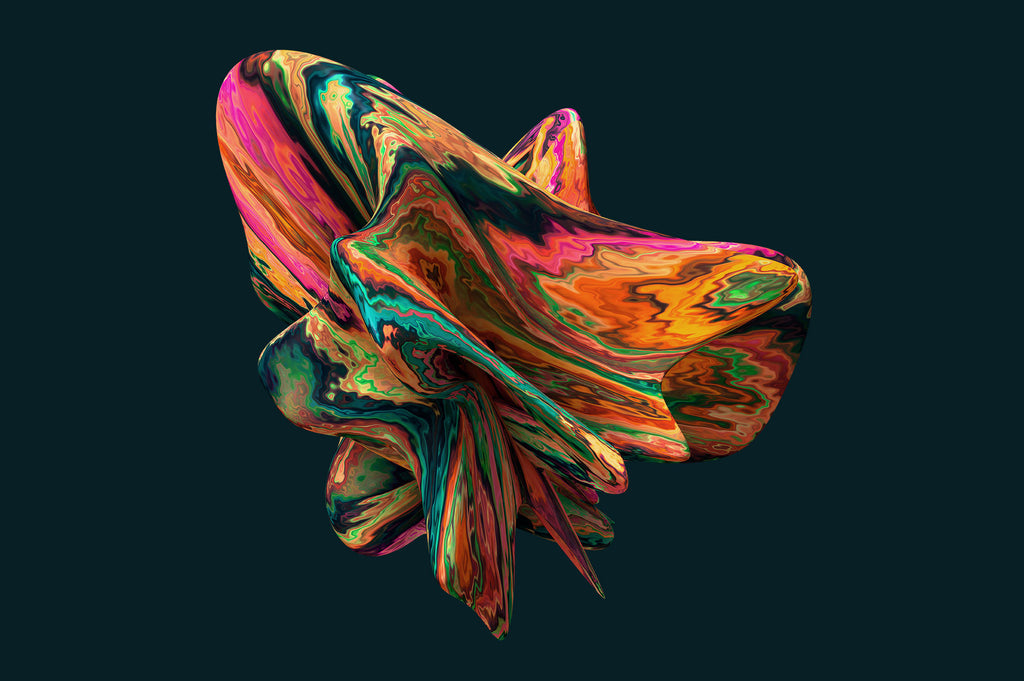 Color Forms: 20 Experimental Isolated Shapes-Chroma Supply