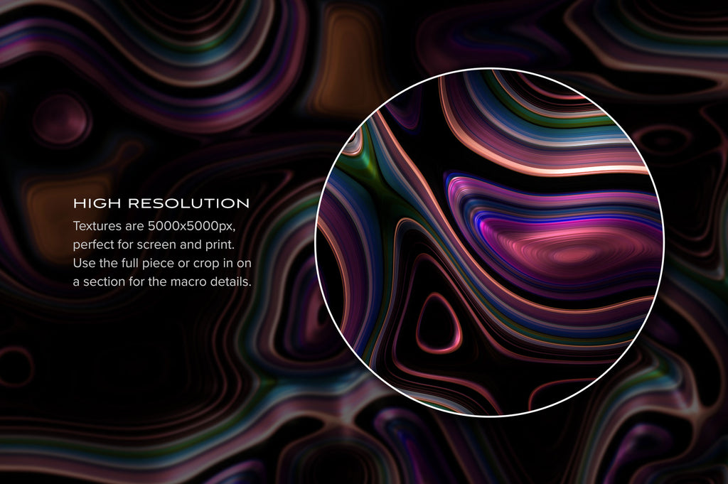 Meld: Glossy Abstract 3D Textures-Chroma Supply
