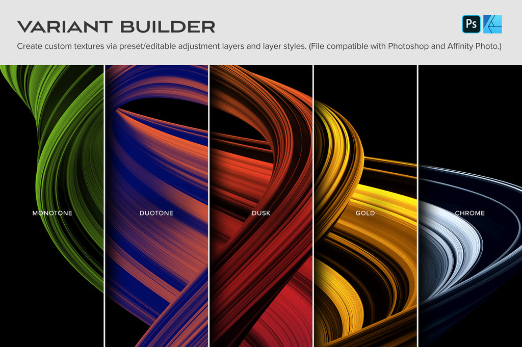 Nexus: Swirling Abstract Shapes-Chroma Supply