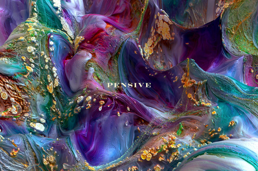 Pensive: Experimental 3D Paint Textures-Chroma Supply