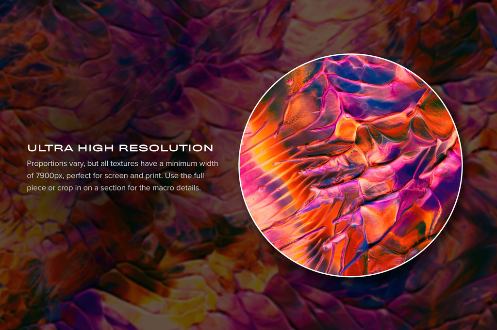Rush: Super Hi-Res Abstract Paint Textures-Chroma Supply