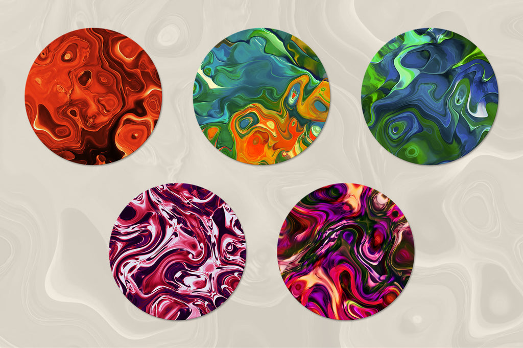 Swirled: 15 Abstract Marbled Textures-Chroma Supply