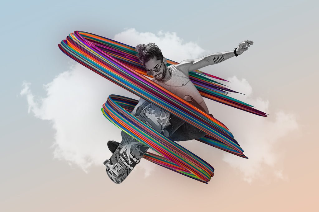 Camber: Energetic 3D Paint Strokes-Chroma Supply