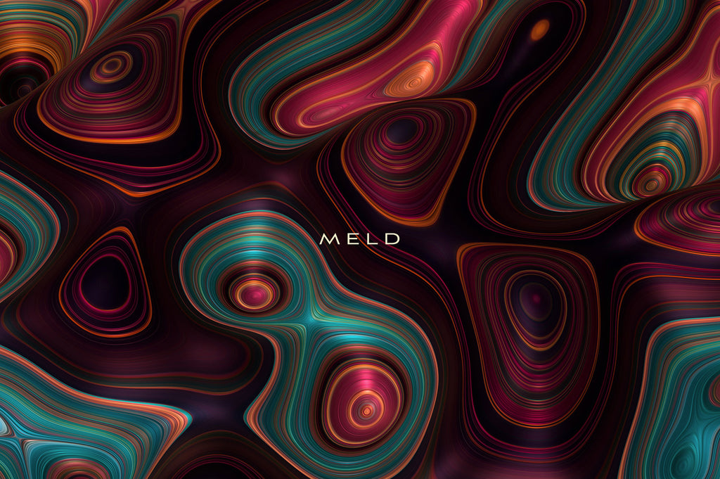 Meld: Glossy Abstract 3D Textures-Chroma Supply