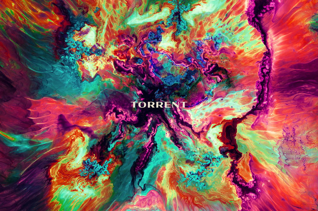 Torrent: Experimental Ink and Resin Textures-Chroma Supply
