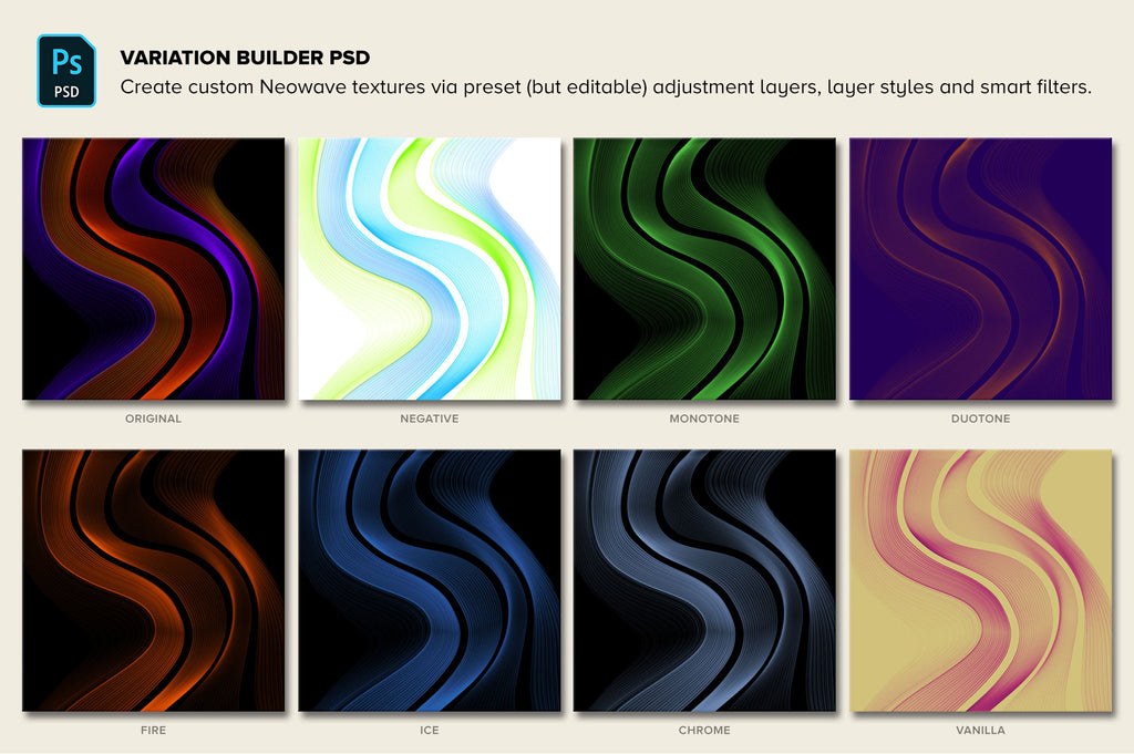 Neowave: 60 Elegant Textures-Chroma Supply
