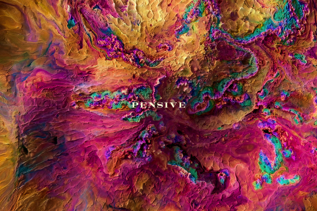 Pensive: Experimental 3D Paint Textures-Chroma Supply