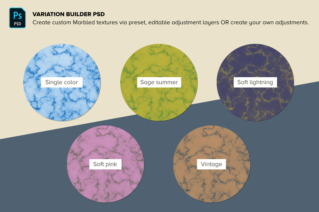 Marbled: 80 Gold Flecked Textures-Chroma Supply