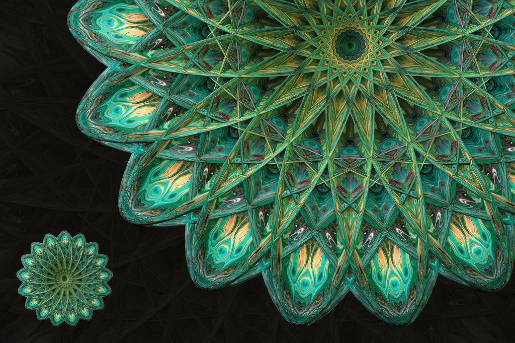 Symmetry: 15 Abstract Mandala Shapes-Chroma Supply