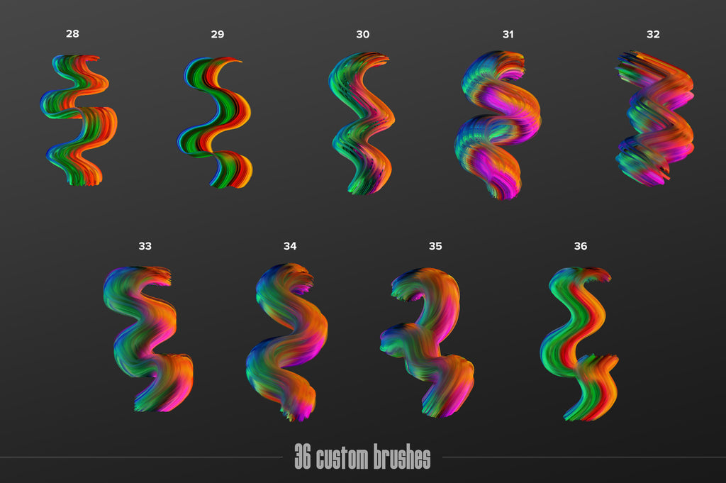 Painter: Multicolor Brushes (Photoshop)-Chroma Supply