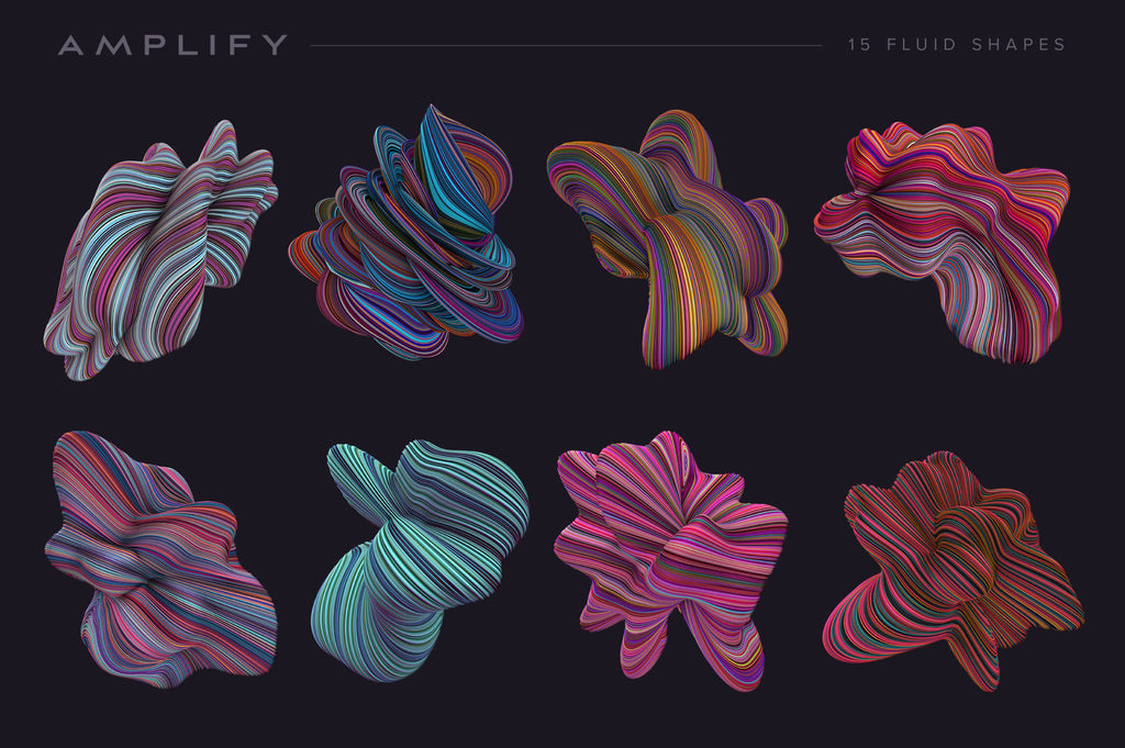 Amplify: 15 Fluid Shapes-Chroma Supply