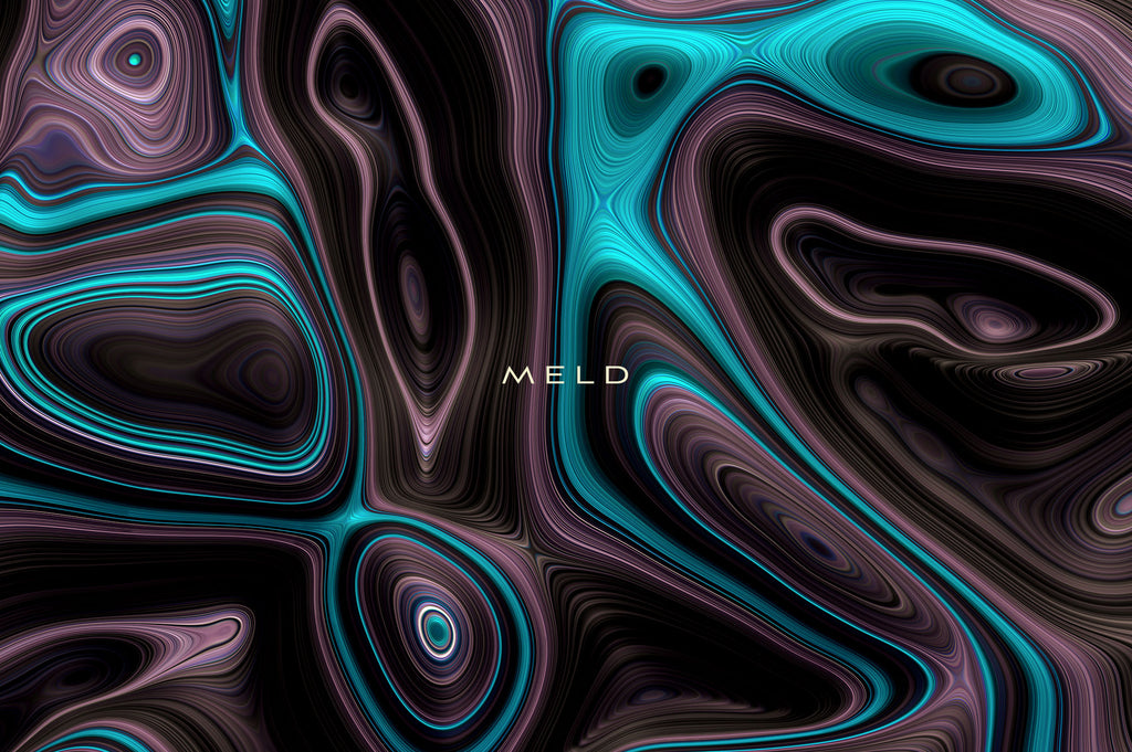 Meld: Glossy Abstract 3D Textures-Chroma Supply